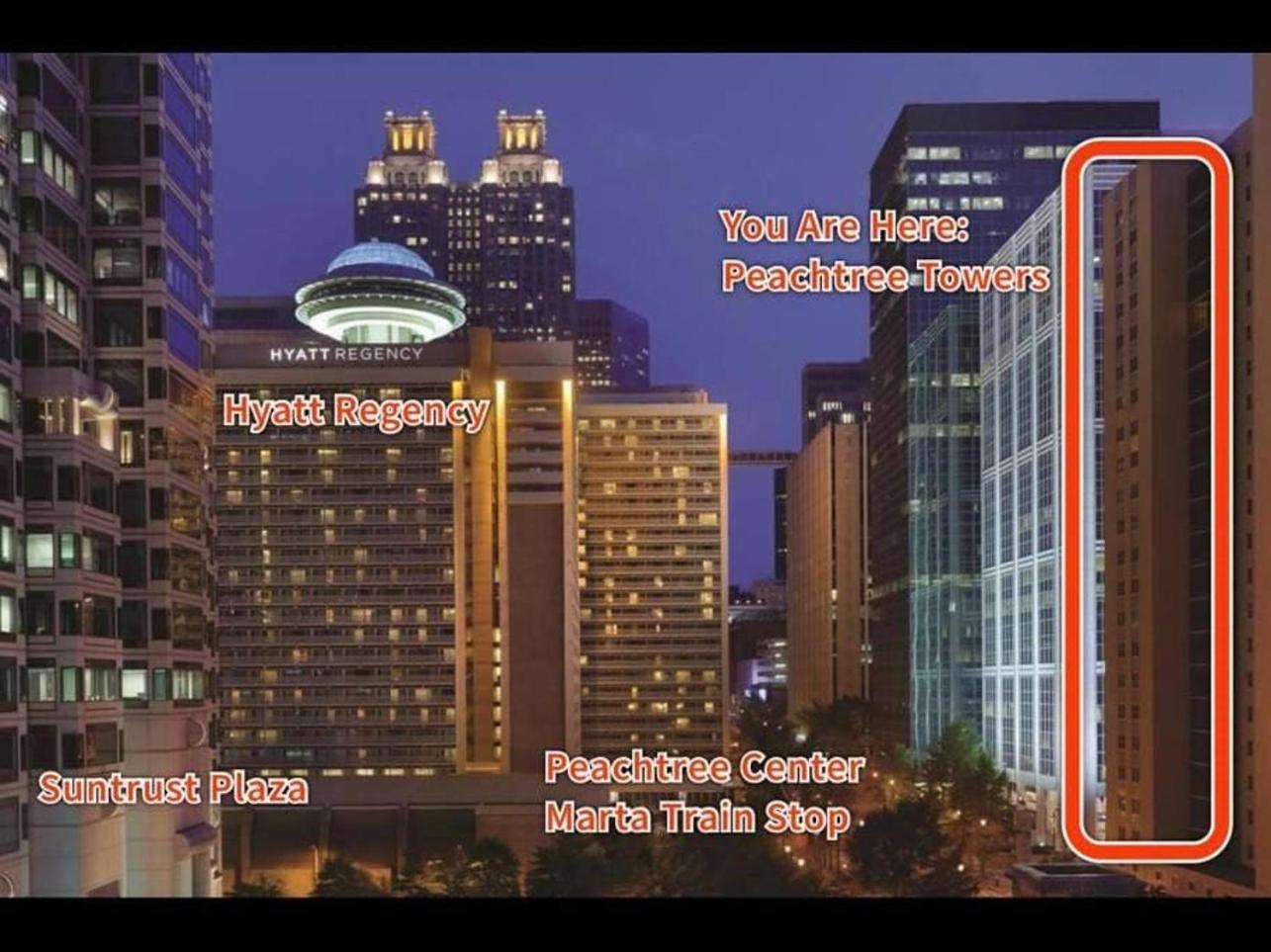 Stayatl High Rise Condo Downtown Atl With Views Atlanta Exterior foto