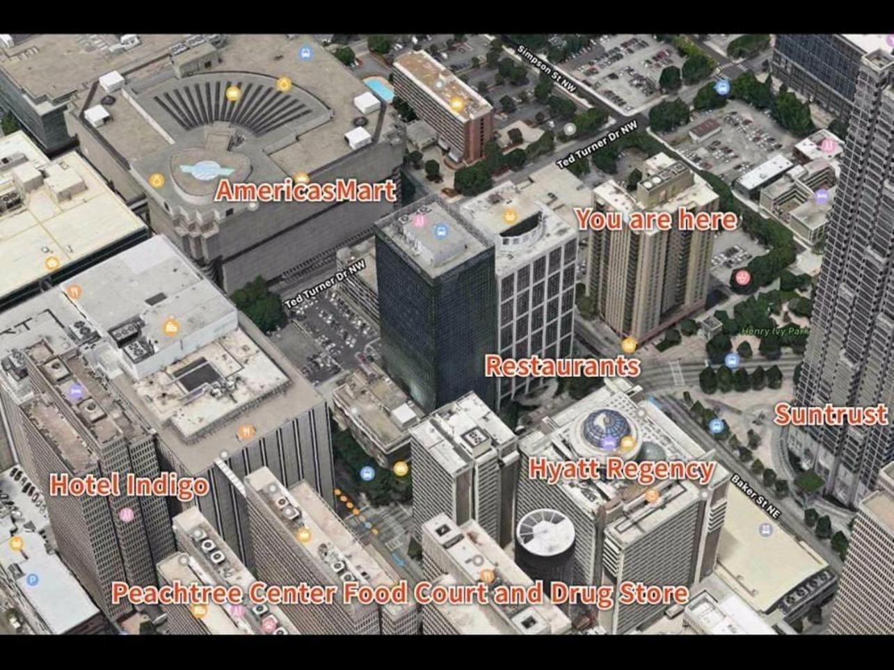 Stayatl High Rise Condo Downtown Atl With Views Atlanta Exterior foto